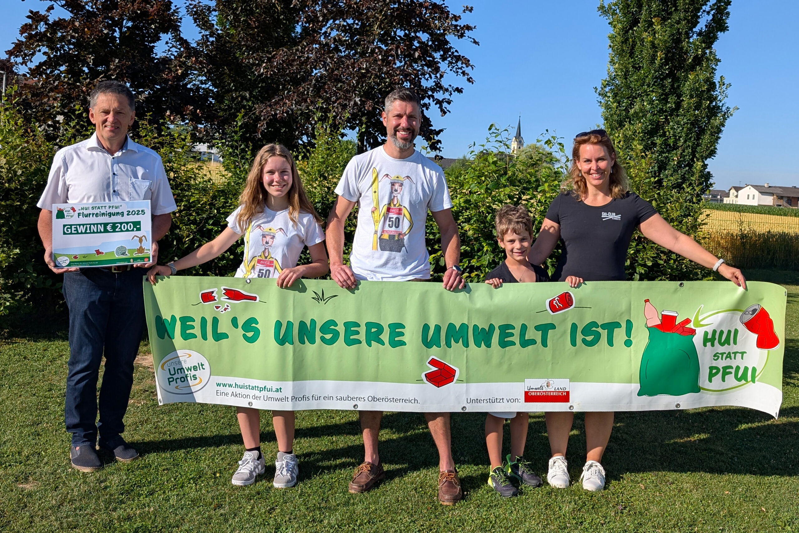 Gemeinsam für eine saubere Umwelt: Skiclub Altmünster gewinnt bei „Hui statt Pfui“!