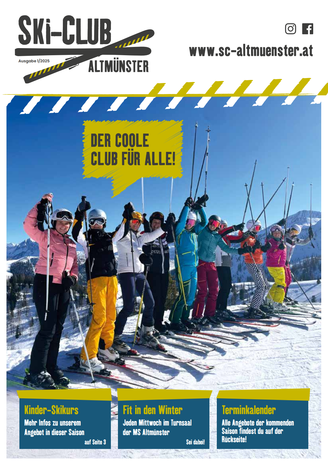 Frischer Schwung im Skiclub Altmünster – die neue Vereinszeitung ist da!